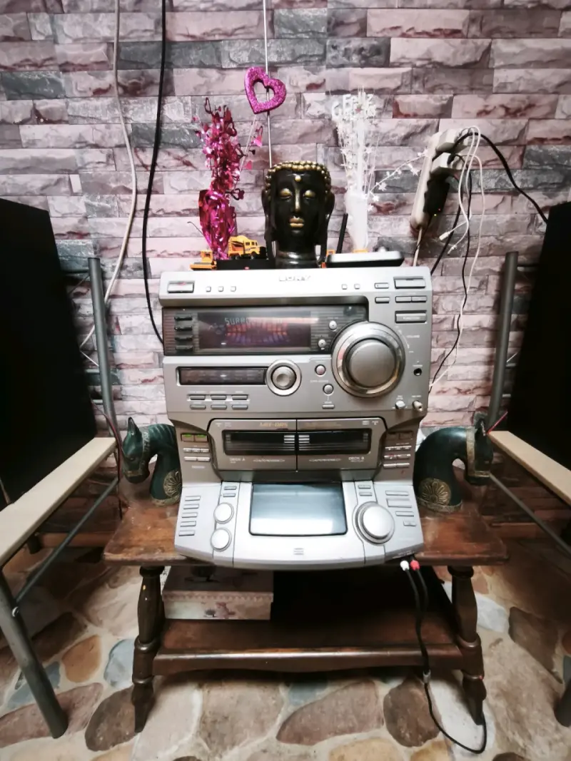 Equipo de sonido Sony con parlantes S.A.W. - 2