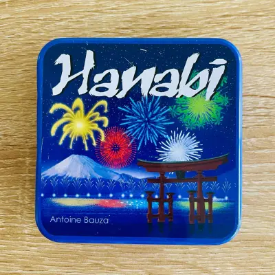 Juego de cartas Hanabi en caja metálica - miniatura 1