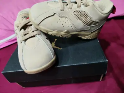 Zapatillas deportivas beige para niños - miniatura 2
