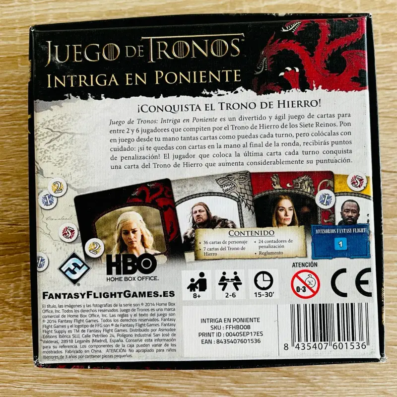 Juego de cartas Juego de Tronos Intriga en Poniente - 2