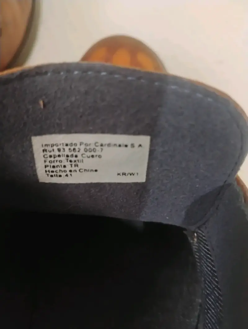 Zapatos de cuero cardinale  para hombre talla 41 - 3