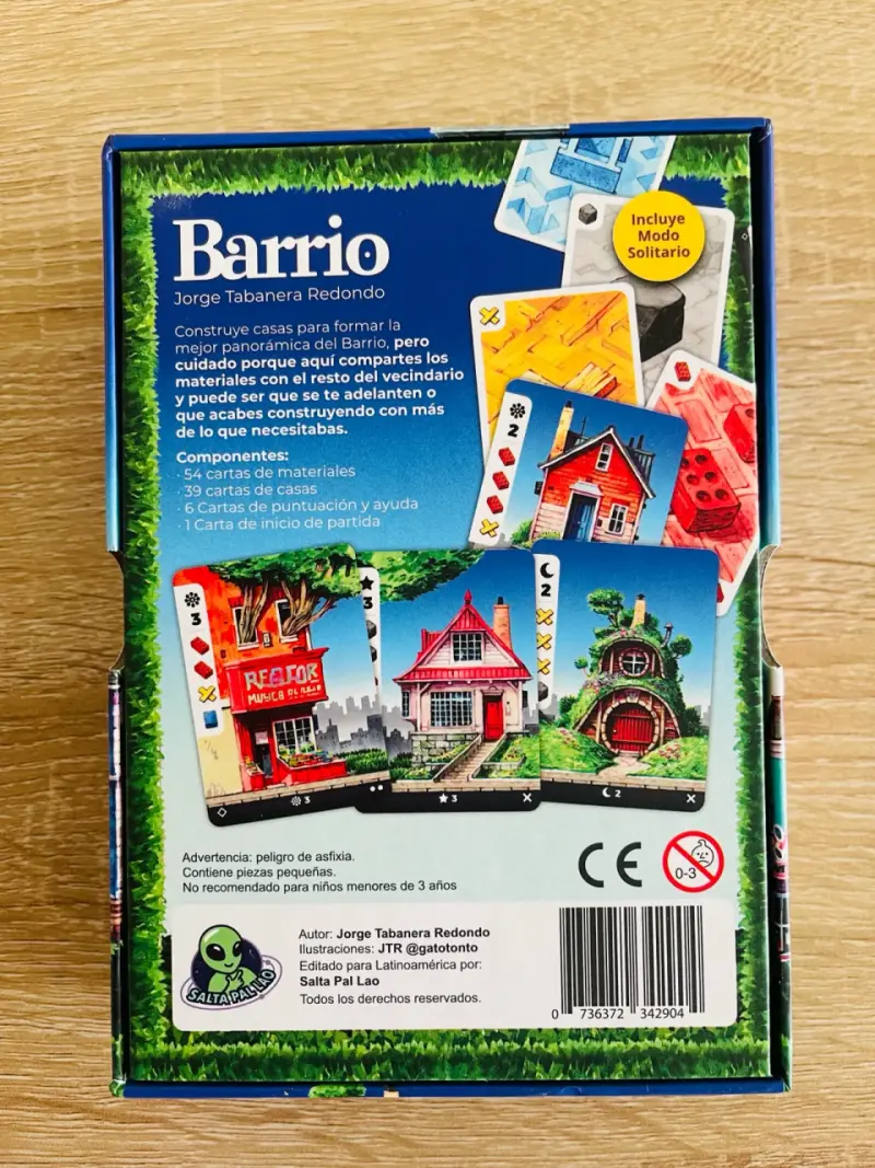 Juego de Mesa Barrio de Jorge Tabanera - 2