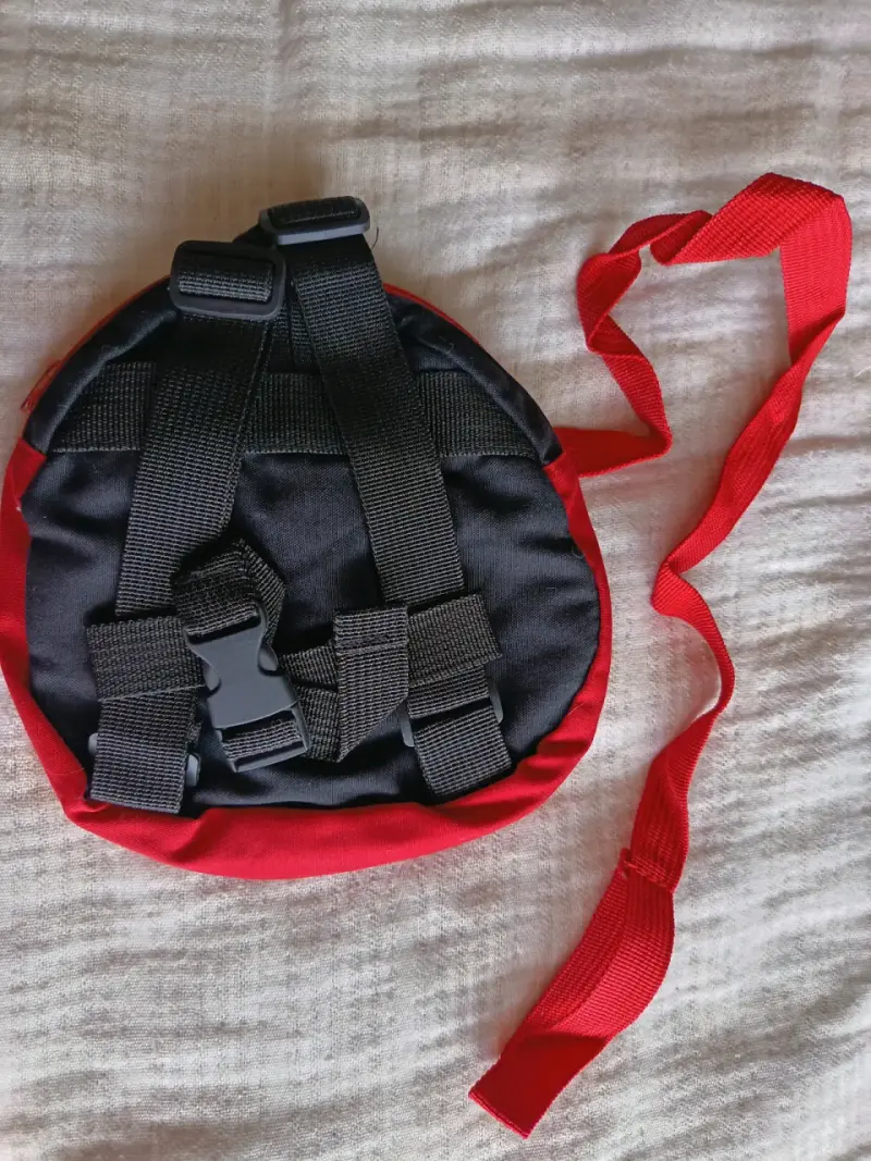 Mochila arnés de seguridad infantil roja - 2