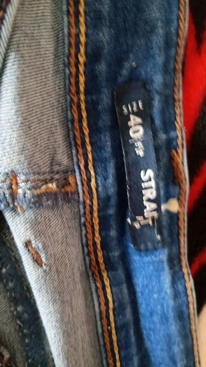 Jeans azules rectos mujer talla 40 - 3