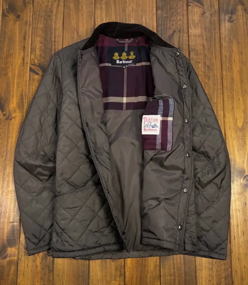 Chaqueta acolchada Barbour marrón para hombre - 2