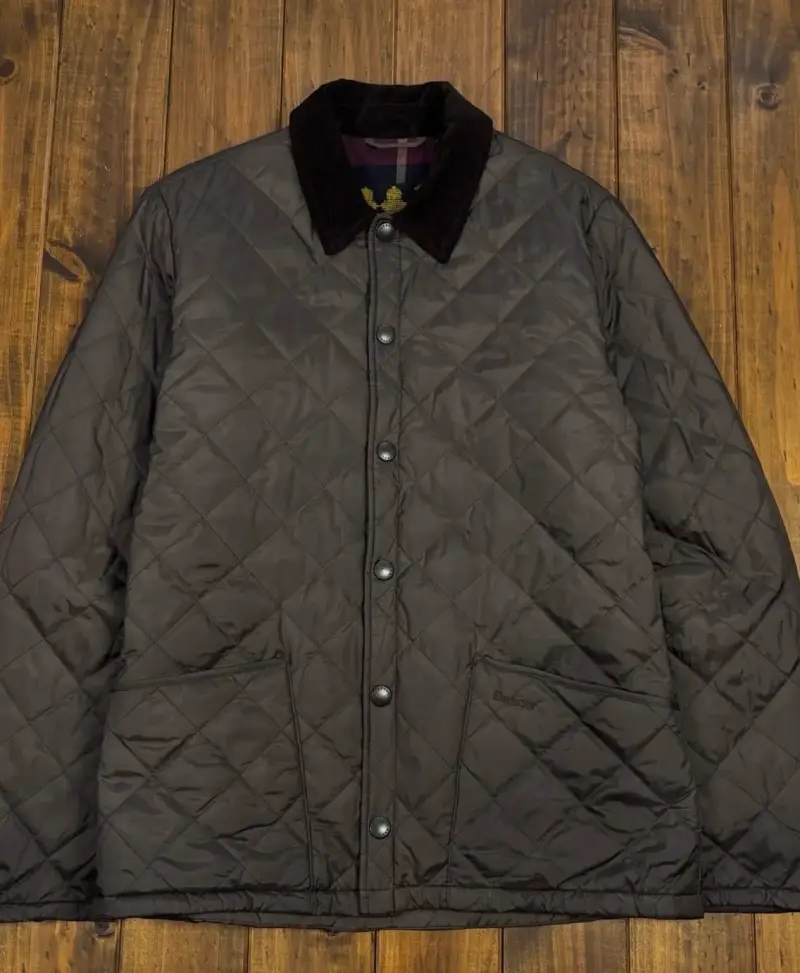 Chaqueta acolchada Barbour marrón para hombre - 3