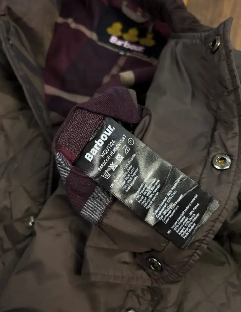 Chaqueta acolchada Barbour marrón para hombre - 5