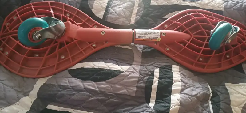 Waveboard Ripstik azul y rojo en buen estado - 3