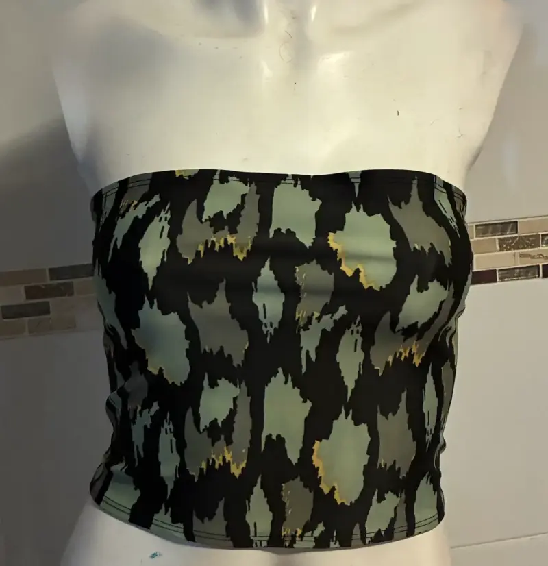 Tops strapless estampados para mujer - 4