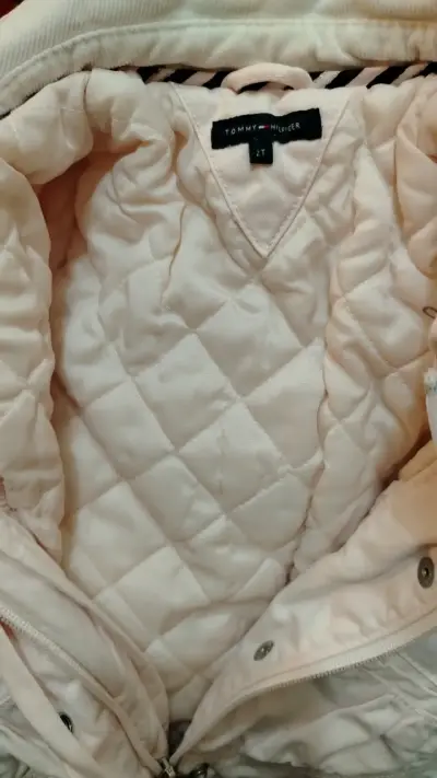 Chaqueta de niña  Tommy Hilfiger blanca talla 2T - miniatura 4