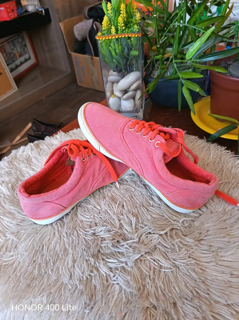 Zapatillas casuales rosadas para mujer - 1