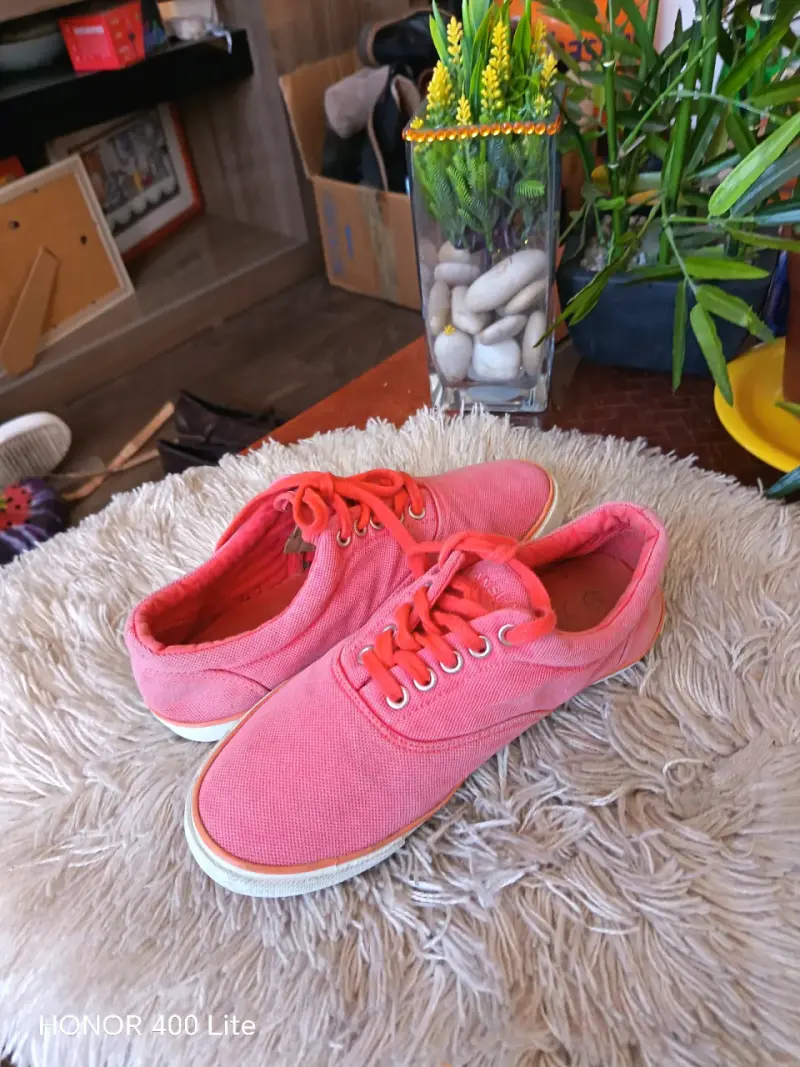 Zapatillas casuales rosadas para mujer - 3