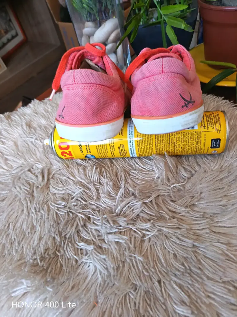 Zapatillas casuales rosadas para mujer - 5