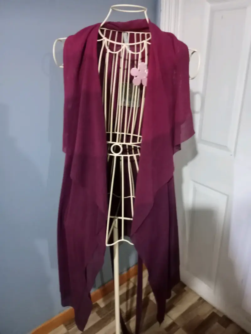 Chaleco Doble Sin Mangas Fucsia Umbrale - 1