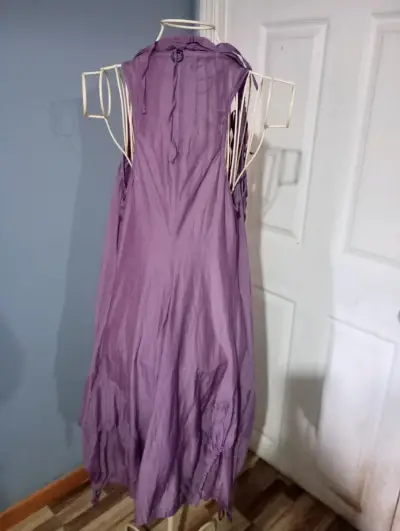 Vestido morado sin mangas Umbrale - miniatura 2