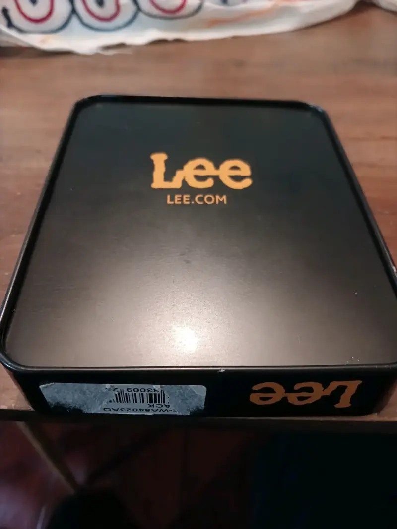 Billetera de cuero negra Lee con múltiples compartimentos - 4