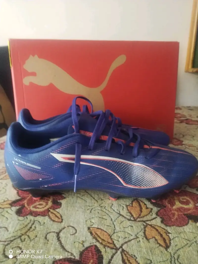 Botines de fútbol Puma Ultra azules - 4