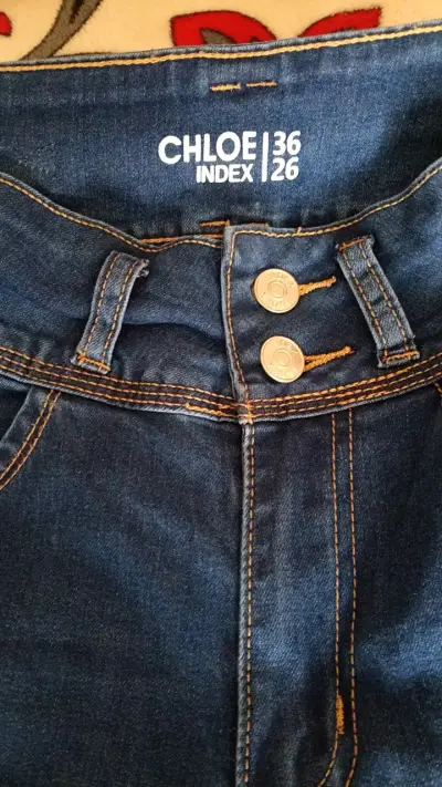 Jeans azul oscuro Chloe talla 36 - miniatura 3