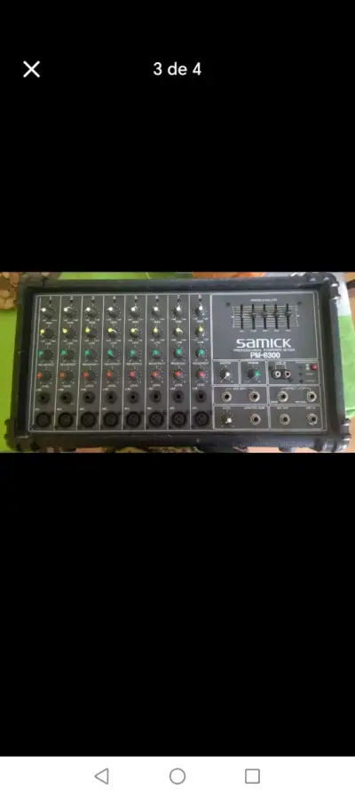 Mezclador Potenciado Samick PM-8300. Para reparar - miniatura 1