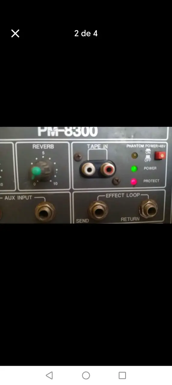 Mezclador Potenciado Samick PM-8300. Para reparar - 2