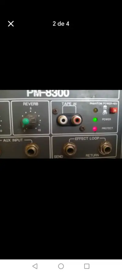 Mezclador Potenciado Samick PM-8300. Para reparar - miniatura 2