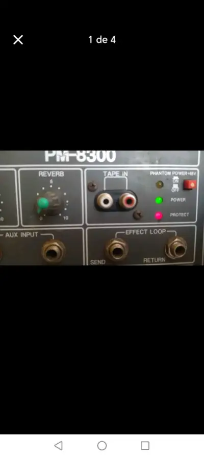 Mezclador Potenciado Samick PM-8300. Para reparar - miniatura 3