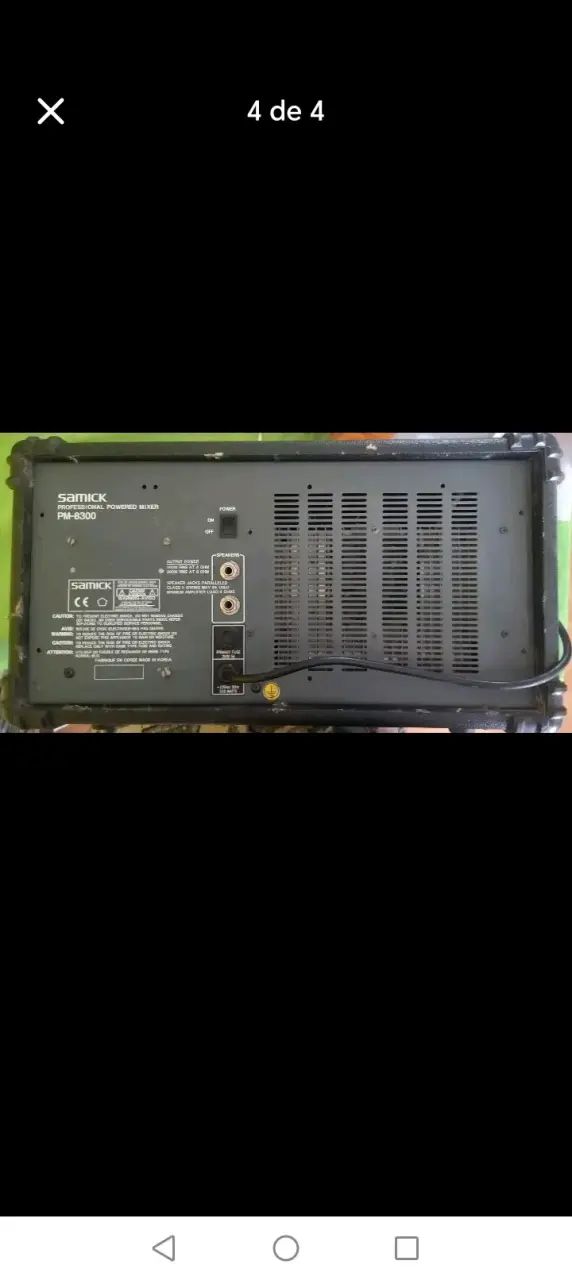 Mezclador Potenciado Samick PM-8300. Para reparar - 4