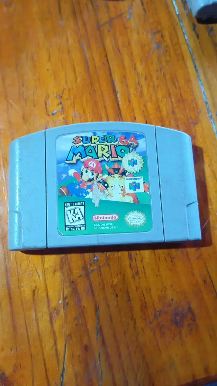 Cartucho Super Mario 64 para Nintendo 64