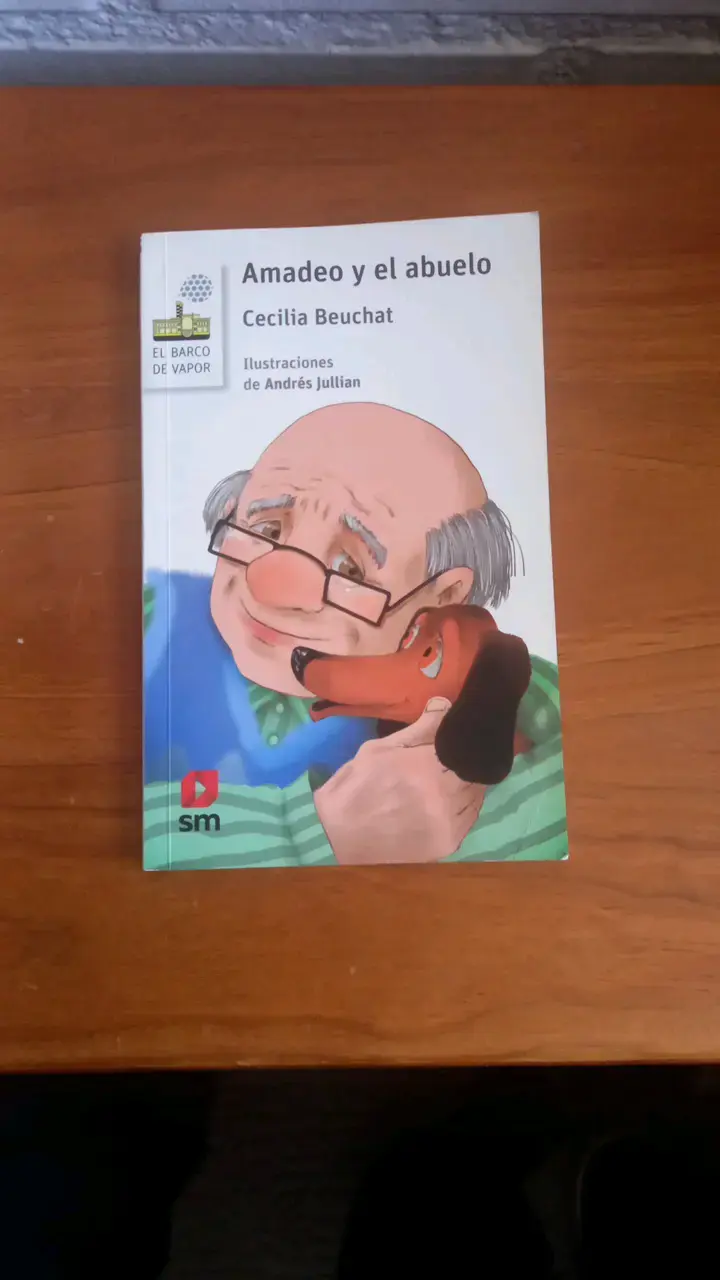 Libro Amadeo y el Abuelo de Cecilia Beuchat