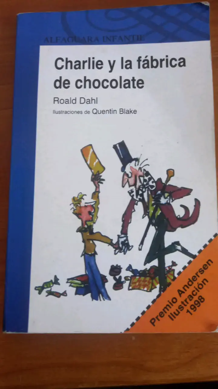 Libro Charlie y la fábrica de chocolate de Roald Dahl