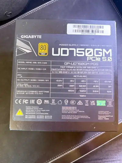 Gigabyte 750W Gold ATX 3.0 - 2 Semanas de Uso - miniatura 5