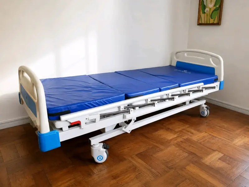 Cama clínica ajustable FirstCare con barandas - 3