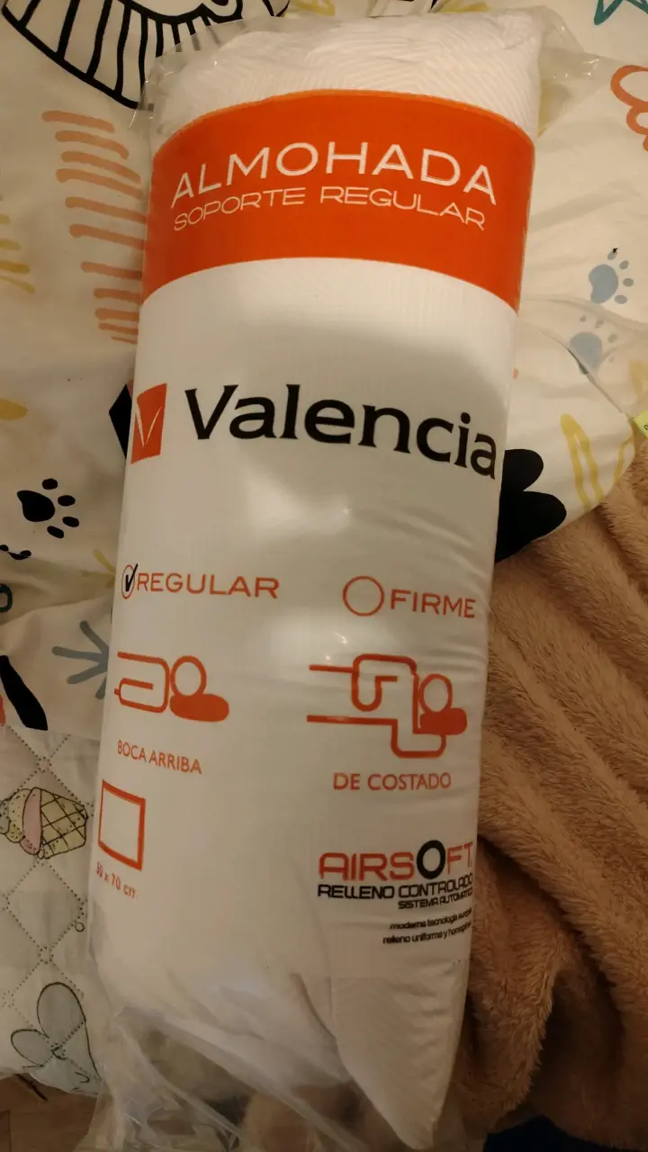 Almohada Valencia Soporte Regular 50x70 cm