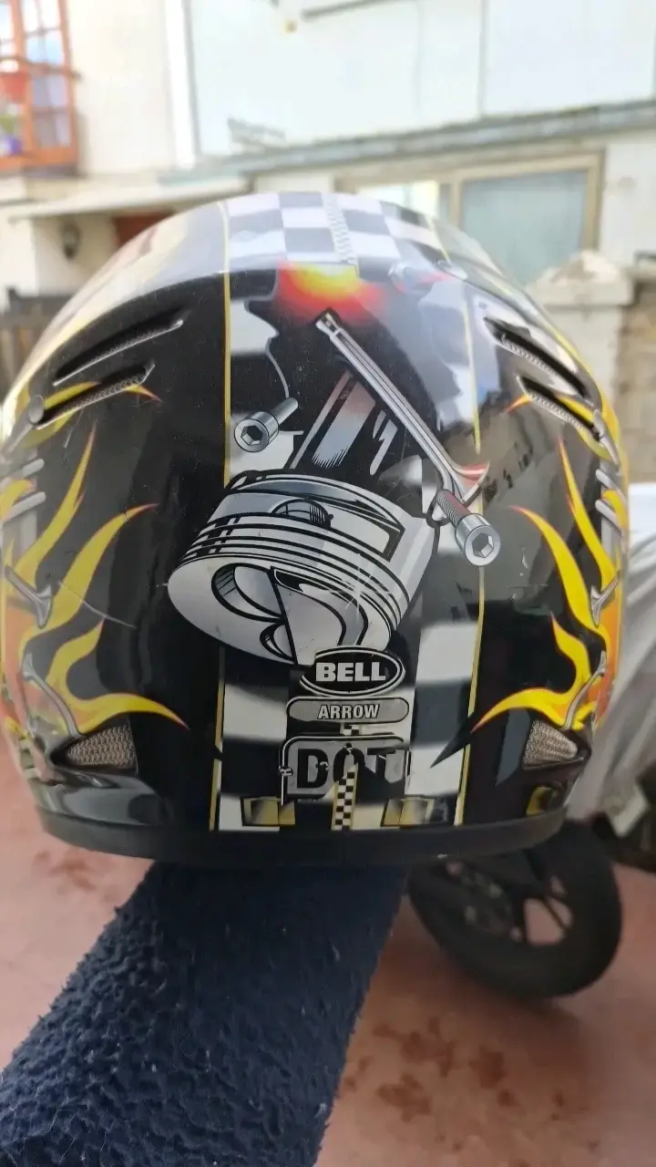 Casco de moto Bell Arrow con diseño gráfico L - 2