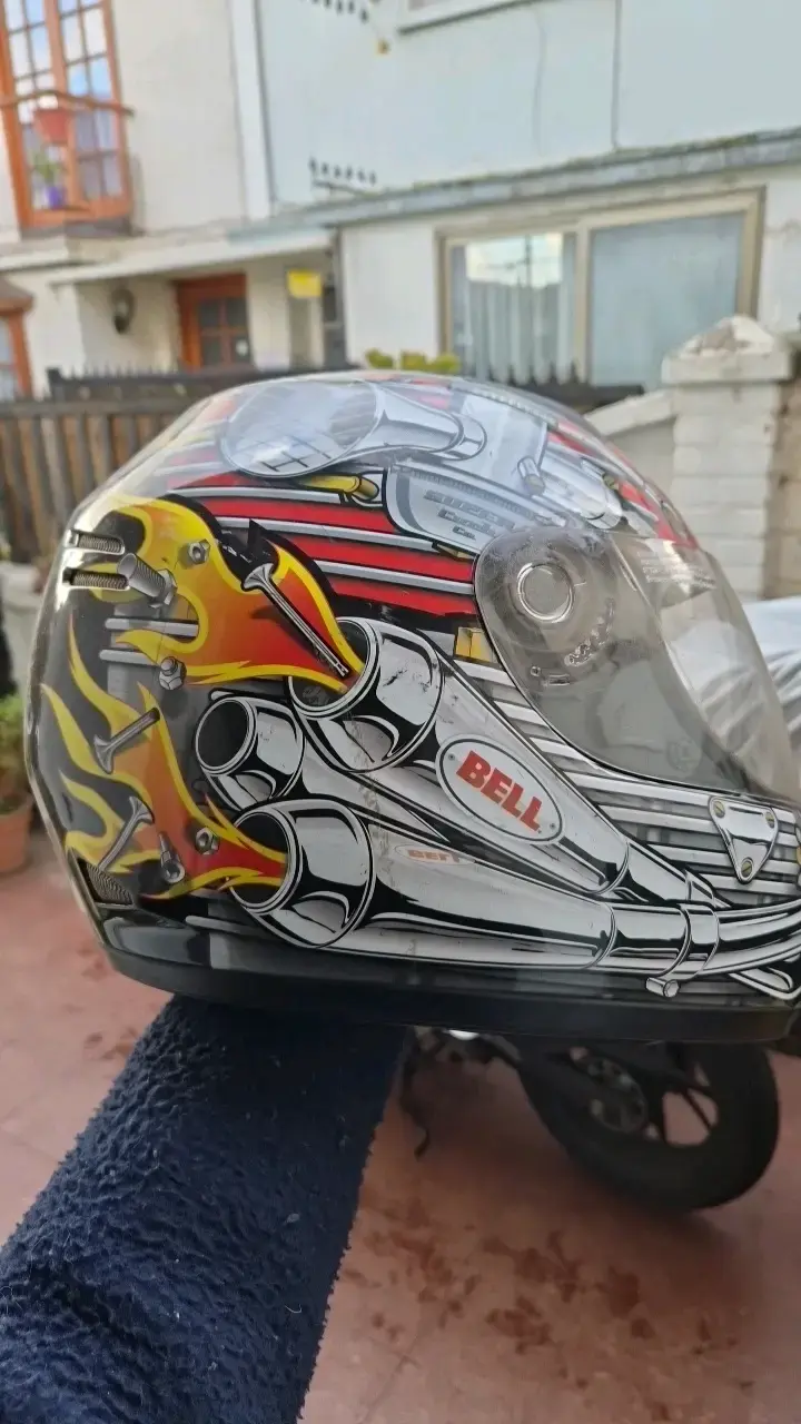 Casco de moto Bell Arrow con diseño gráfico L - 3