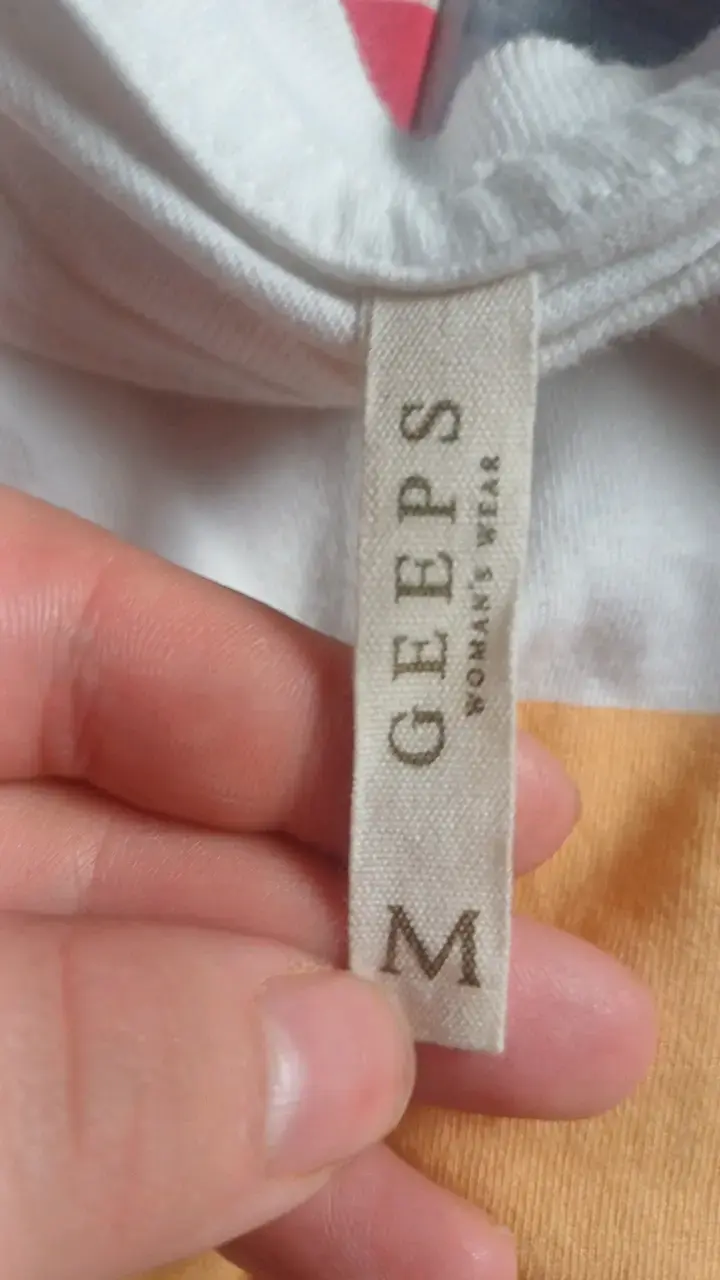 Polera blanca con diseño "Sometimes" para mujer - 3