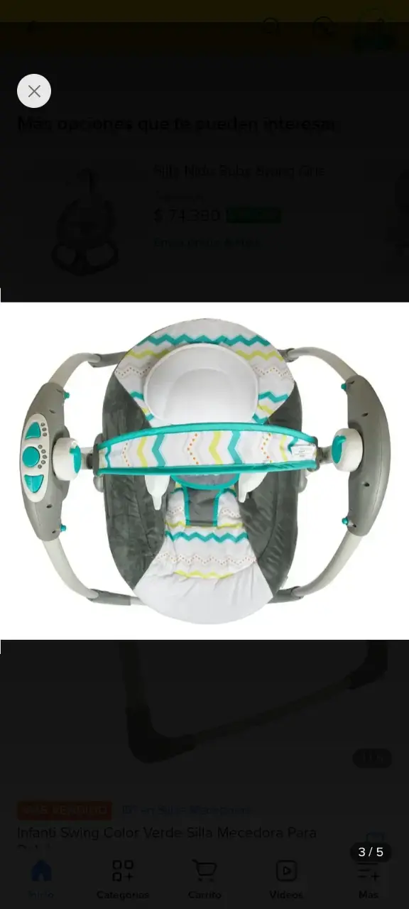 Silla mecedora para bebé - 2