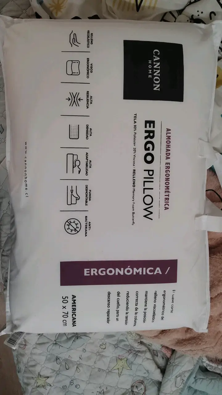 Almohada ergonómica Cannon Home 50x70 cm