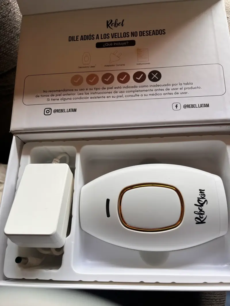 Depiladora IPL Rebel Latam para uso doméstico - 2