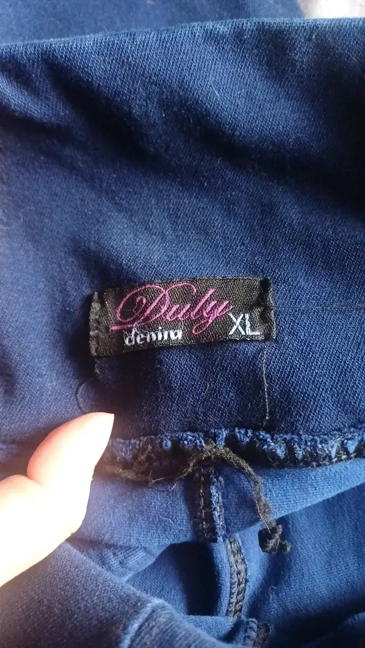 Pantalones de mezclilla azul Duly Denim XL