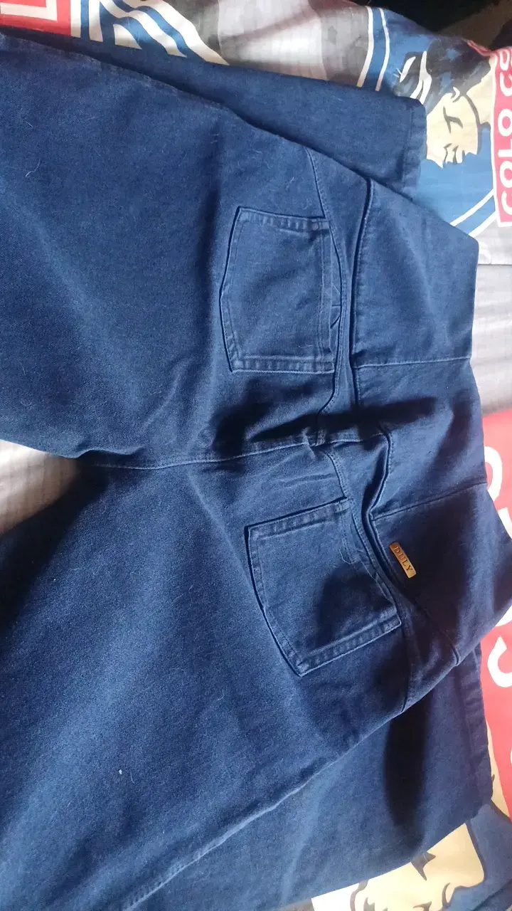 Pantalones de mezclilla azul Duly Denim XL - 4