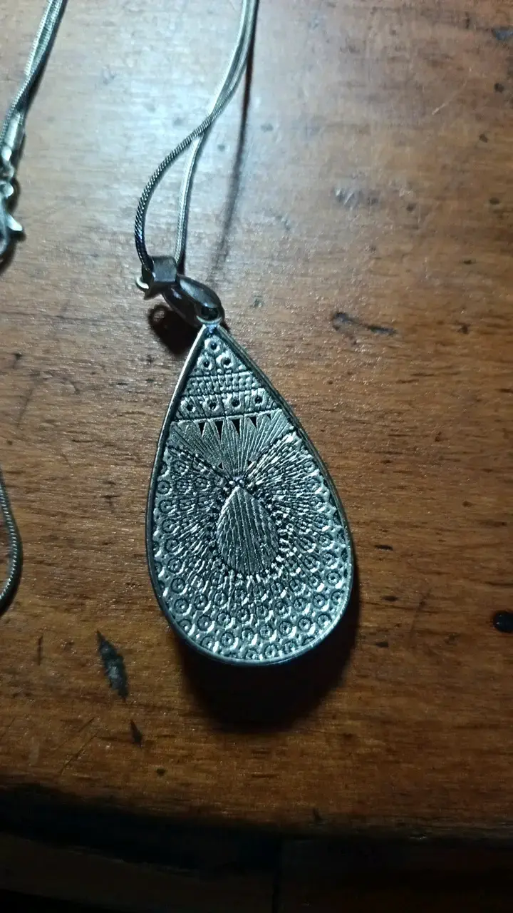 Collar con colgante de diseño étnico - 5