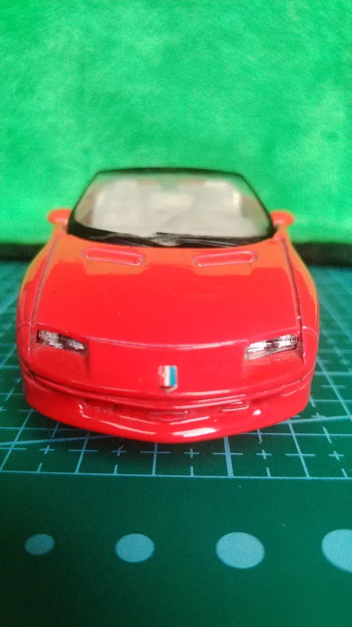 Auto de juguete convertible rojo - 2