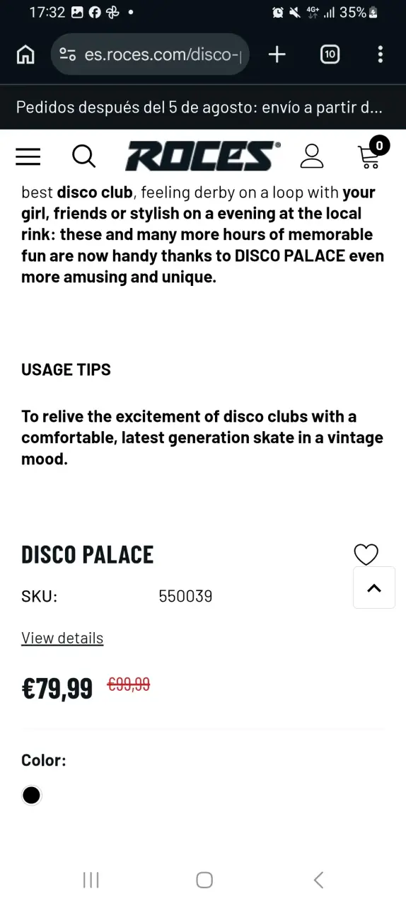 Patines Roces Disco Palace de 4 ruedas - 3