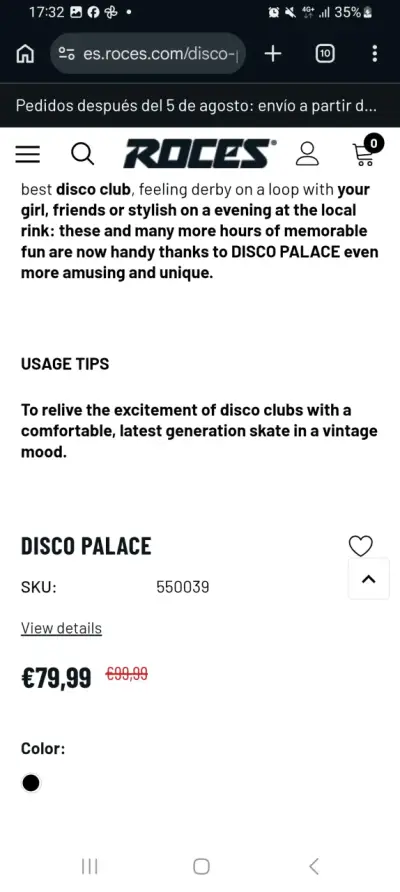 Patines Roces Disco Palace de 4 ruedas - miniatura 3