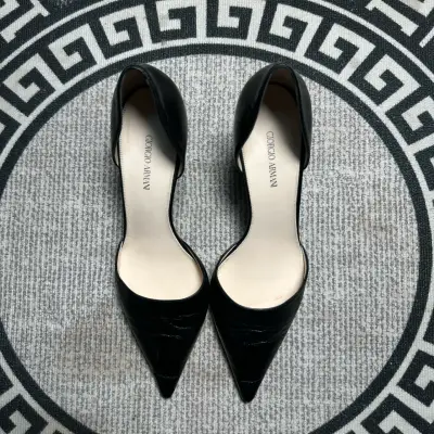 Tacones Negros Giorgio Armani Elegantes - miniatura 3