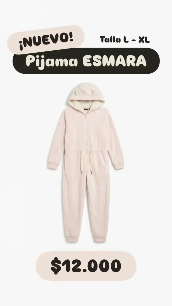 Pijama enterizo Esmara talla L-XL nuevo