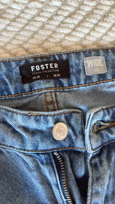 Jeans anchos Foster Wide Leg para mujer - miniatura 2