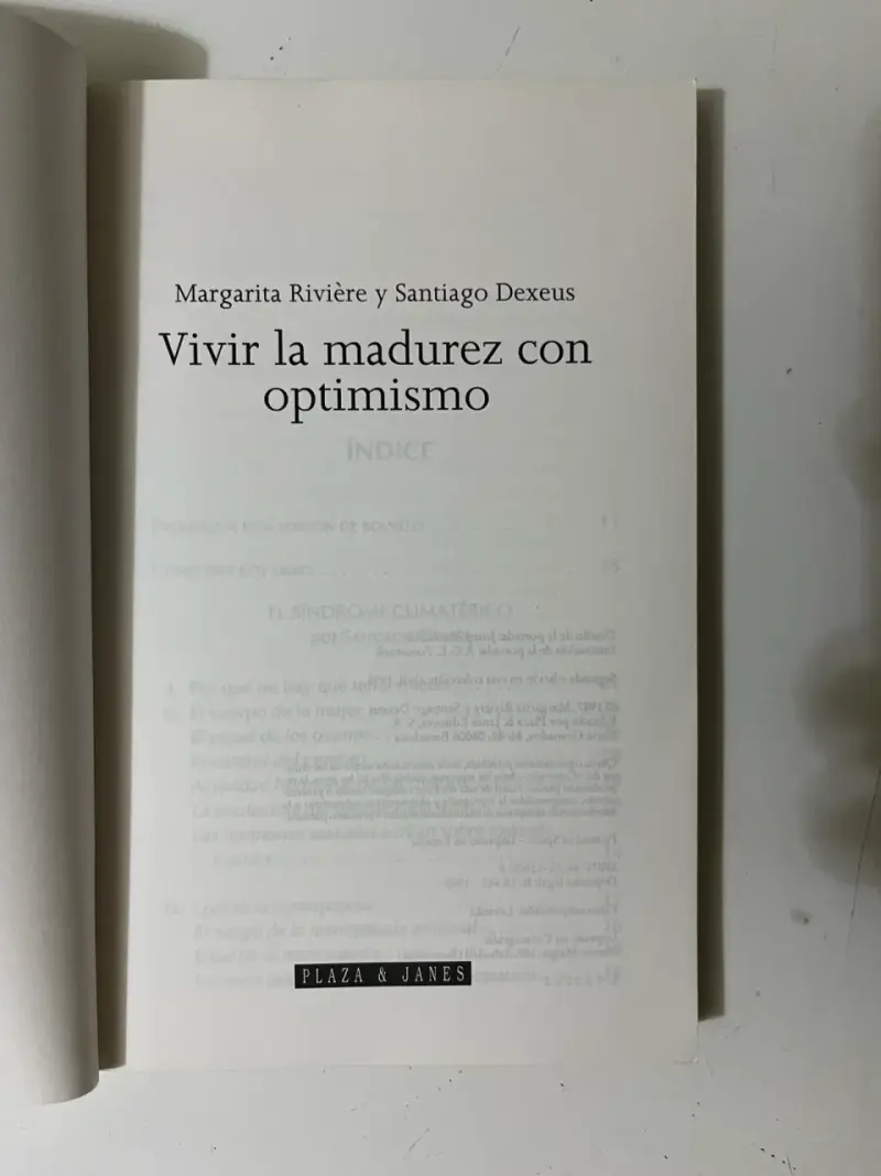 Libro 'Vivir la madurez con optimismo' de Margarita Rivière - 2