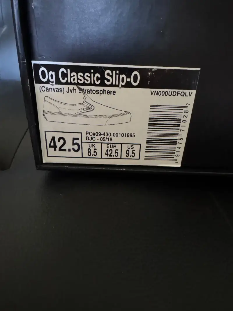 Zapatillas Vans Slip-On Crazy World Azul - 6
